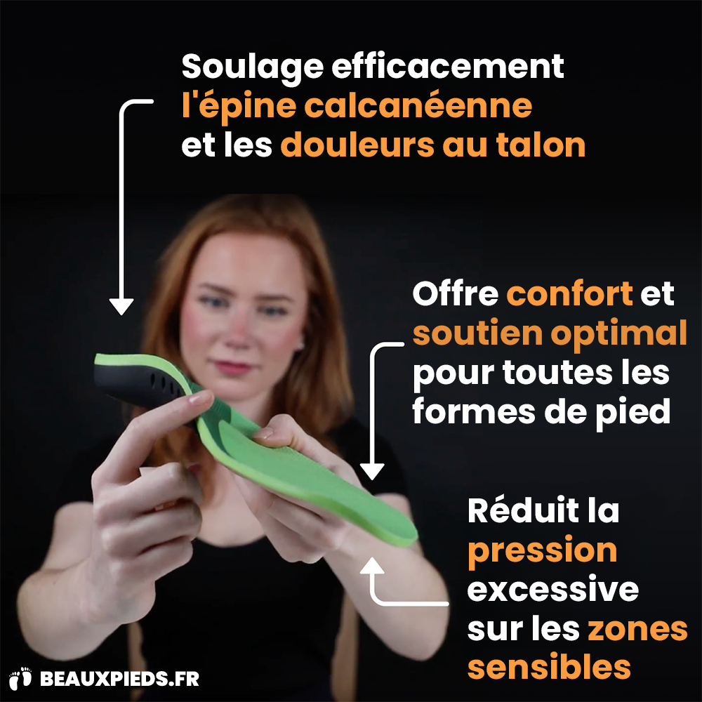 Semelles pour Soulager les Douleurs au Talon