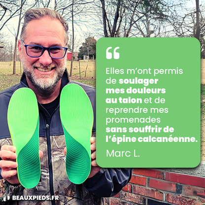 Semelles pour Soulager les Douleurs au Talon