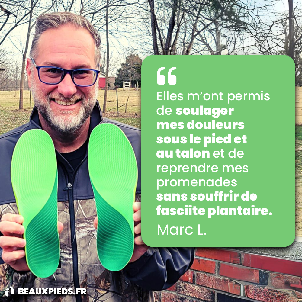 Semelles pour Fasciite Plantaire